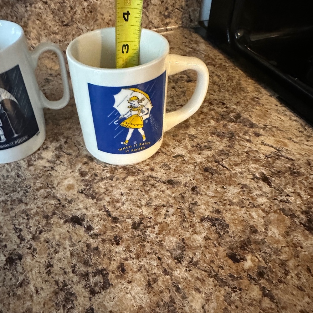 Morton Salt White and Blue Mugs Set - Picture 5 of 5